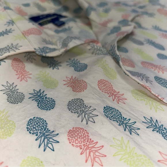 APT.9 Premier Flex Men’s Pineapple Print Button Shirt M - Picture 6 of 14